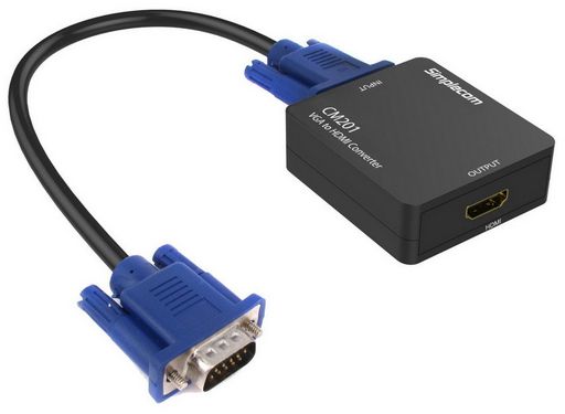 VGA TO HDMI CONVERTER WITH AUDIO 1080p