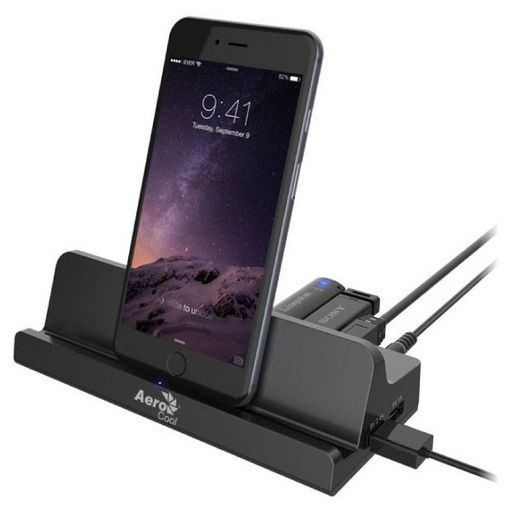 USB 3.0 HUB 4 PORT WITH CHARGING & STAND