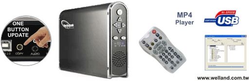 3½” EXTERNAL IDE MEDIA PLAYER TV-OUT