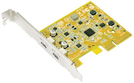 DUAL PORT USB 3.1 USB-C - 10Gbps PCIe CARD