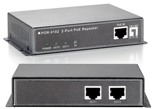PoE Repeater 2 Ports Cascadable - Level1
