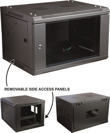 RACK CABINETS [RWC] - GLASS DOOR WITHOUT VENTS