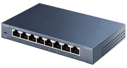 UNMANAGED DESKTOP SWITCH TP-LINK WITH METAL CASE