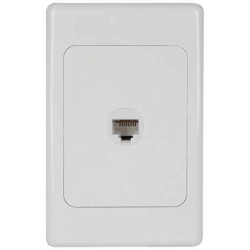WALL PLATE WITH CAT6 RJ45 INSERT KIT