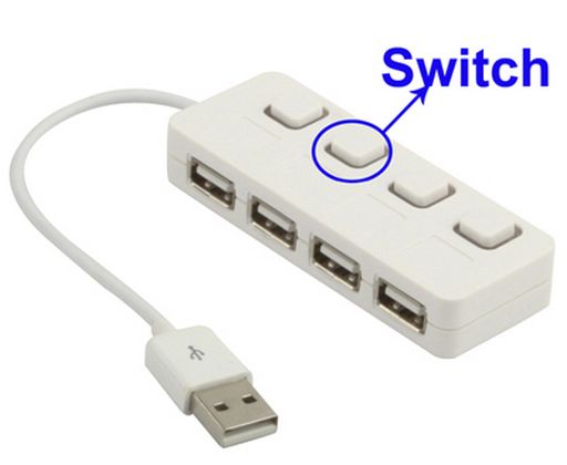 <NLA>4 PORT USB 2.0 SWITCH HUB