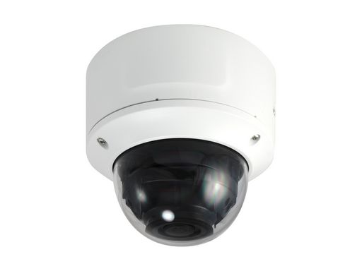 Fixed Dome IP Network Camera 2-Megapixel H.265/264 4.3X Optical Zoom two-way audio IR LEDs 802.3af PoE Vandalproof Indoor/Outdoor - Level1