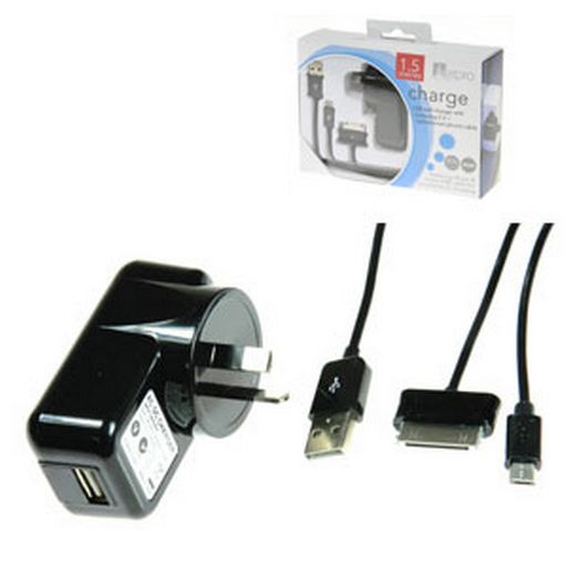 2 IN 1 TABLET/SMARTPHONE AC WALL CHARGER