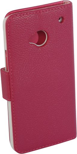 <OLD>HTC ONE M7 TEXTURED HORIZONTAL FLIP LEATHER CASE