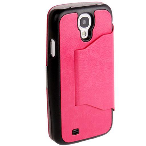 <NLA>GALAXY S4 CRAZY HORSE LEATHER CASE WITH STAND