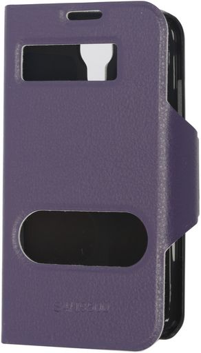 <OLD><NLA>GALAXY S4 SLIM FLIP LEATHER CASE WITH CALLER ID SPACE