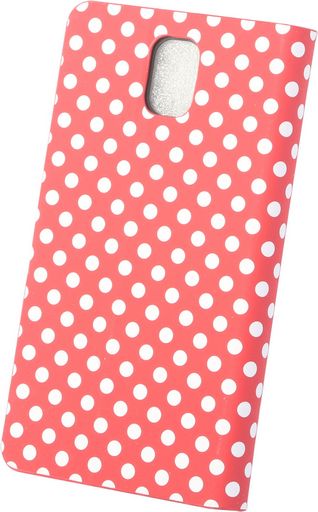 <OLD>GALAXY NOTE-3 LEATHER CASE WITH POLKA DOT PATTERN