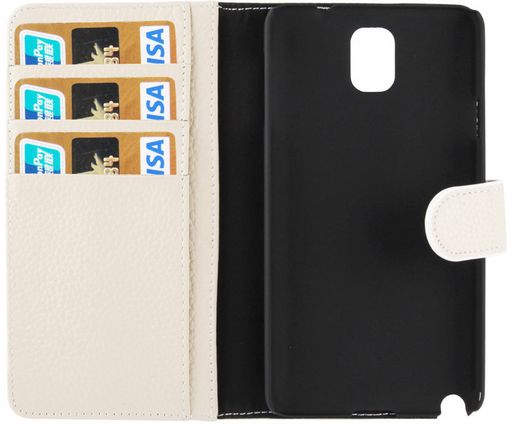 <OLD>GALAXY NOTE-3 GENUINE LEATHER CASE LICHI PATTERN WITH CARDHOLDER
