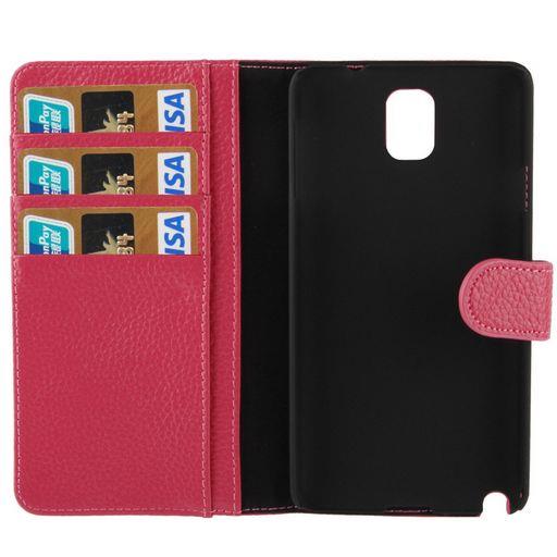 <OLD>GALAXY NOTE-3 GENUINE LEATHER CASE LICHI PATTERN WITH CARDHOLDER
