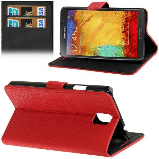 GALAXY NOTE-3 LICHI PATTERN CASE WITH CARDHOLDER