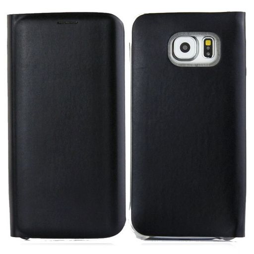 <OLD><NLA>SMOOTH TEXTURE LEATHER WALLET CASE FOR GALAXY S6 EDGE