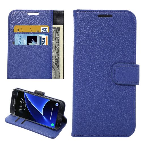 LITCHI WALLET CASE FOR GALAXY S7 EDGE