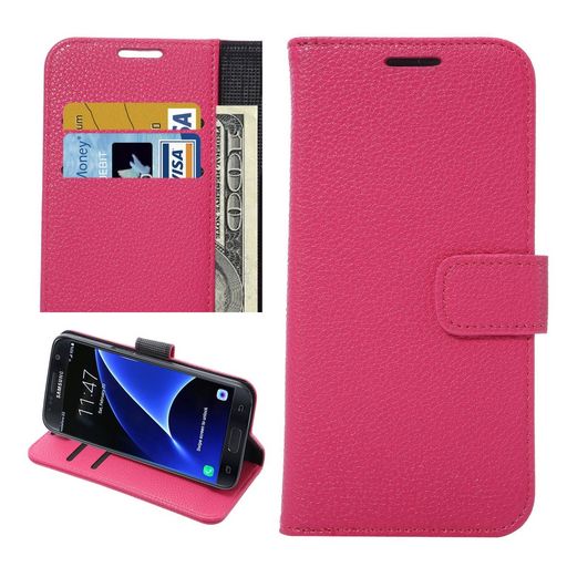 LITCHI WALLET CASE FOR GALAXY S7 EDGE