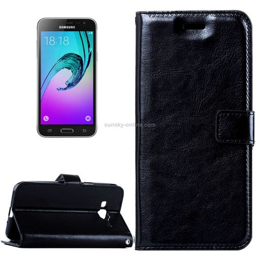 CRAZY HORSE LEATHER CASE FOR SAMSUNG GALAXY J3