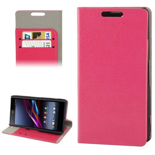 ULTRA THIN HORIZONTAL FLIP LEATHER CASE WITH STAND