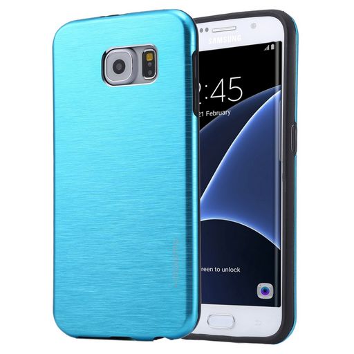 TPU CASE WITH METALLIC BRUSHED TEXTURE SURFACE FOR GALAXY S7 EDGE