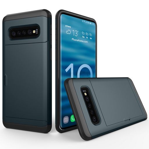 HARD SHELL CASE WITH CARD HOLDER FOR GALAXY S10+