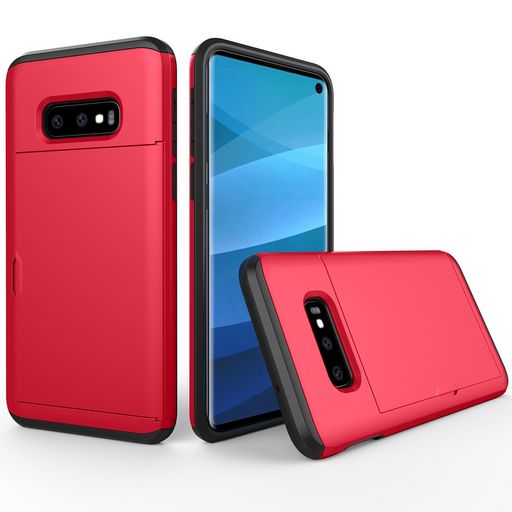 HARD SHELL CASE WITH CARD HOLDER FOR SAMSUNG GALAXY S10e