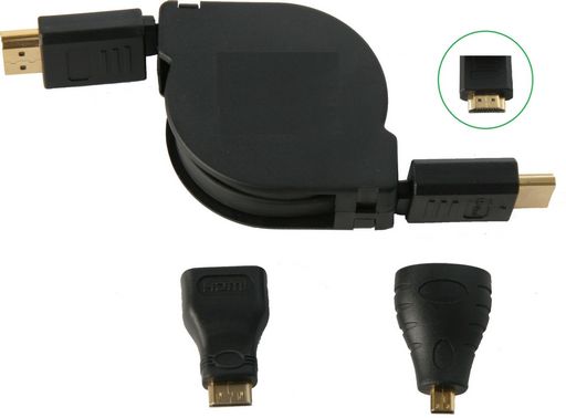 HDMI TO HDMI CABLE - RETRACTABLE