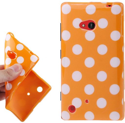 DOT PATTERN JELLY CASE FOR IPHONE 5 / 5S / SE