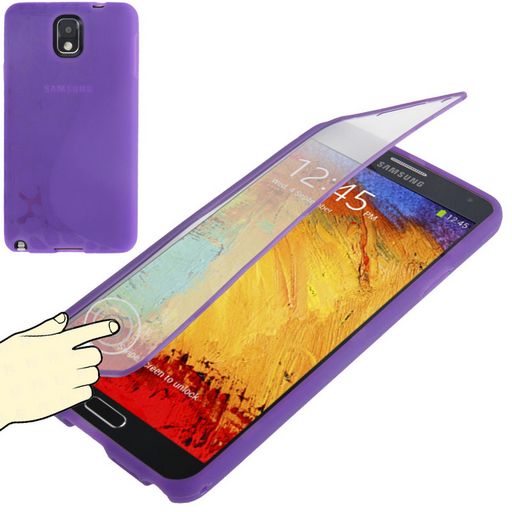 <OLD>GALAXY NOTE-3 HORIZONTAL FLIP TPU PROTECTIVE CASE
