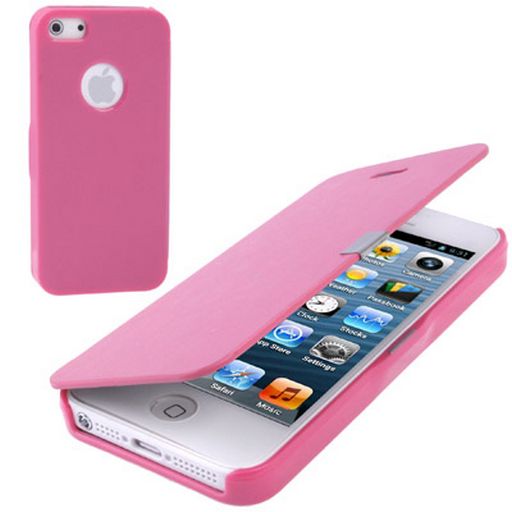 UlTRA SLIM FLIP LEATHER SHELL CASE FOR APPLE iPHONE 5 / 5S / SE