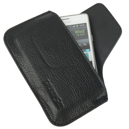 UNVERSAL SLIP-IN LEATHER CARRY POUCH