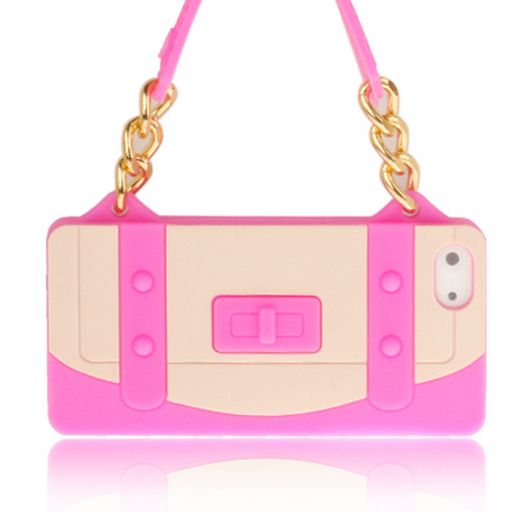 HAND BAG STYLE SILICON CASE FOR APPLE iPHONE 5 / 5S / SE