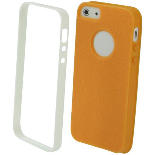 JELLY CASE WITH BUMPER FRAME FOR IPHONE 5 / 5S / SE