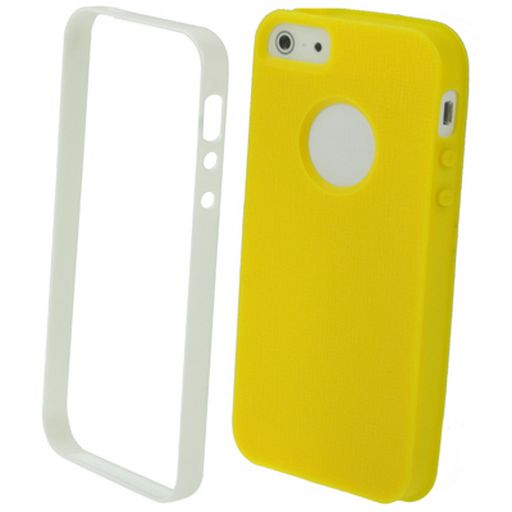 JELLY CASE WITH BUMPER FRAME FOR IPHONE 5 / 5S / SE