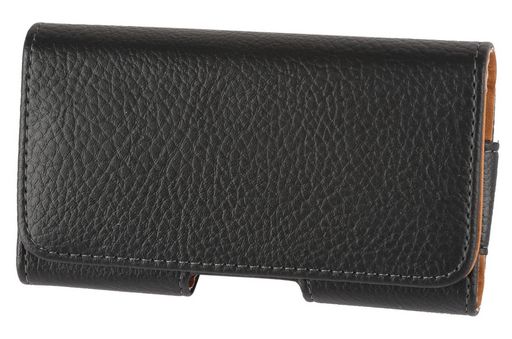HORIZONTAL SIDE CARRY LEATHER POUCH