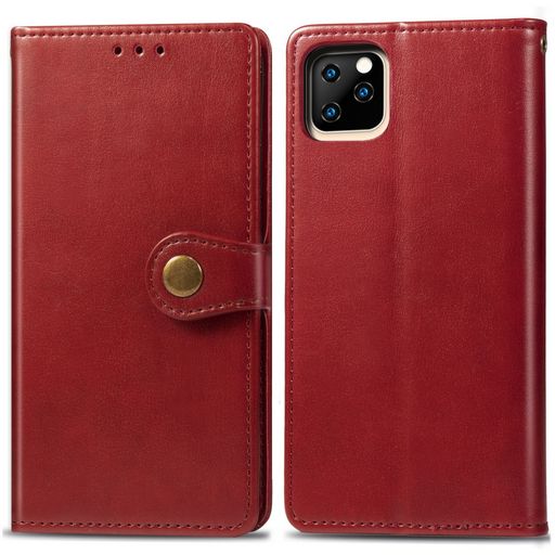 RETRO STYLE LEATHER CASE WITH CARD HOLDERS FOR APPLE IPHONE PRO MAX