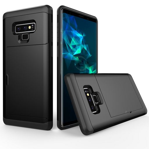 DUAL LAYER TOUGH CASE WITH CARD SLOT FOR SAMSUNG GALAXY NOTE 9
