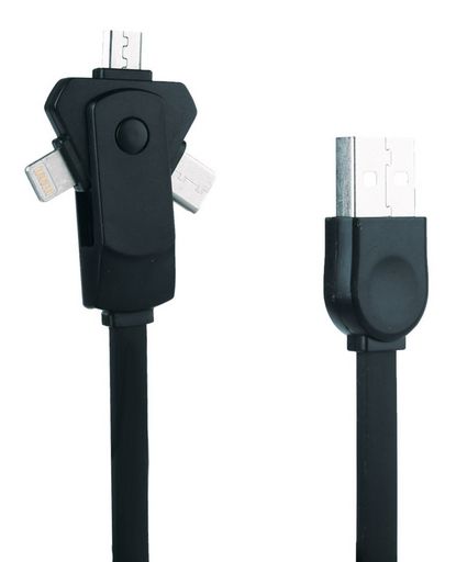 <NLA>USB FAST CHARGING CABLE WITH 3 CONNECTORS