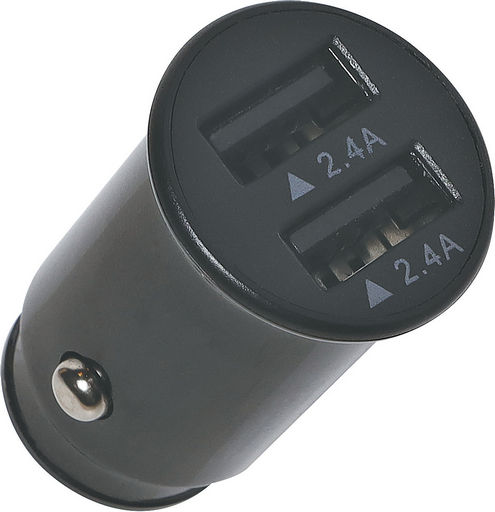 DUAL USB CAR ADAPTOR 2.4A