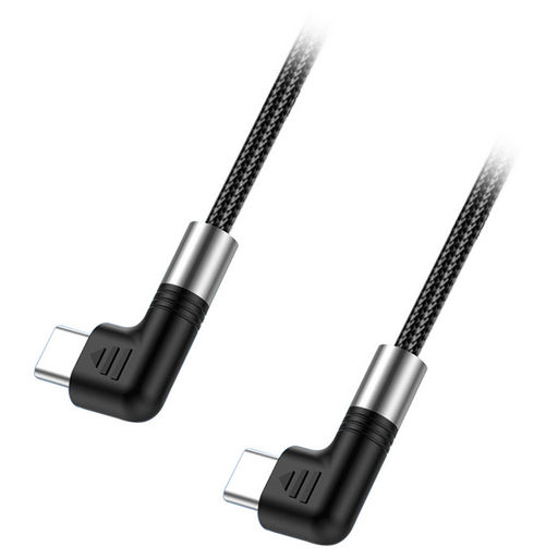 USB-C R/A TO USB-C R/A CABLE PD 100W
