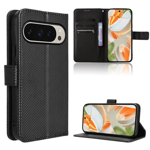 HORIZONTAL LEATHER FLIP CASE WITH CARD HOLDER