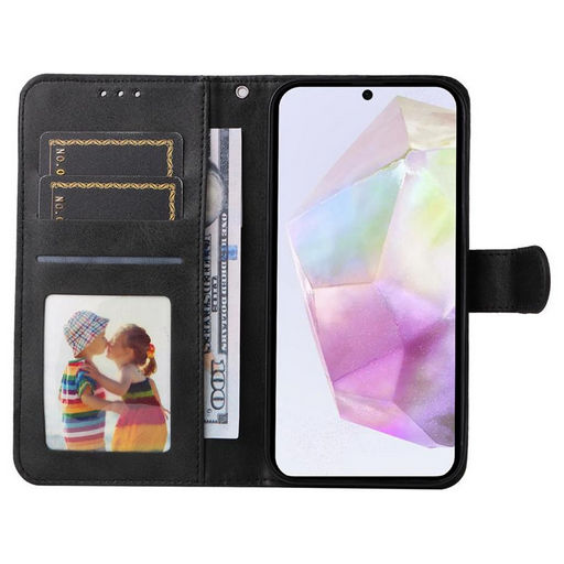 HORIZONTAL LEATHER FLIP CASE WITH CARD HOLDER