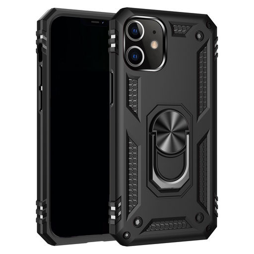 ARMOUR CASE FOR APPLE iPHONE 12 PRO MAX WITH RING STAND + MAGNETIC HOLDER