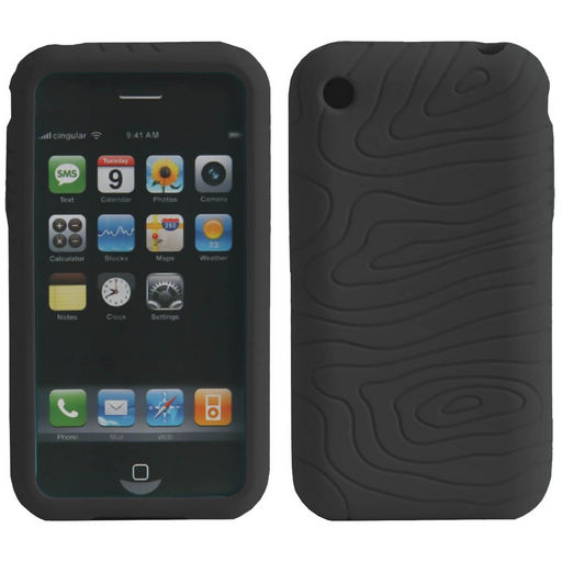 TEXTURED SOFT SILICONE CASE FOR APPLE iPHONE 3G / 3Gs