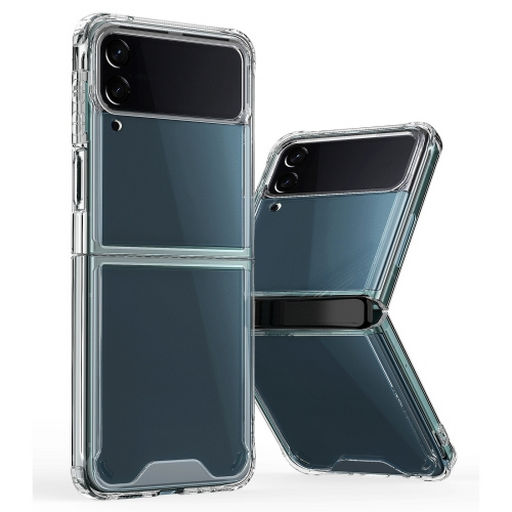 CLEAR HARD PROTECTIVE CASE FOR GALAXY Z FLIP3