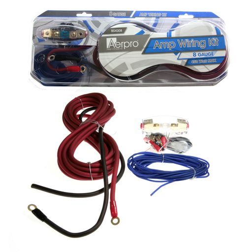<NLA>8 AWG BASSIX 450W POWER CABLE KIT
