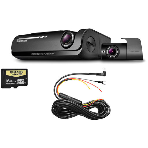 THINKWARE F770D16 FRONT AND REAR DASH CAM WITH 16GB SD CARD