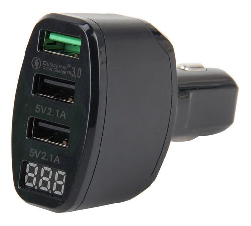 <NLA>TRIPLE USB CHARGER WITH QC3.0