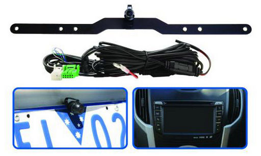 LICENCE PLATE MOUNTED REVERSE CAMERA TO SUIT ISUZU D-MAX