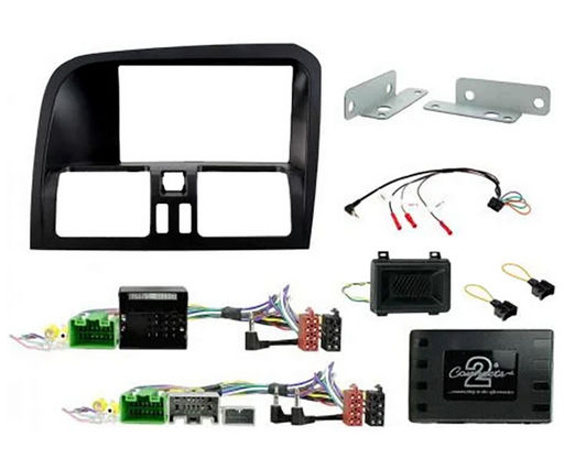 DOUBLE DIN INSTALL KIT TO SUIT VOLVO XC60 OEM AMPLFIED